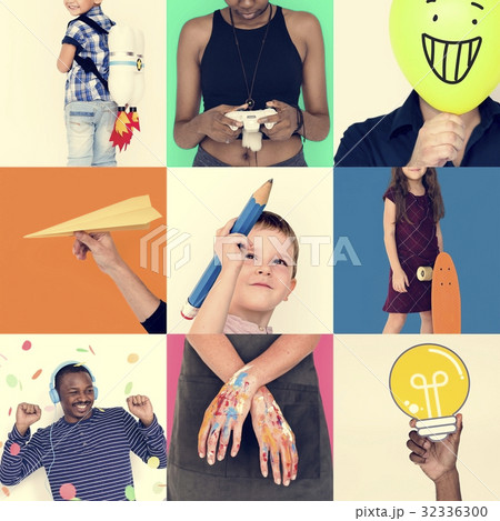 Set of Diversity People with Inspiration Creative Ideas Studio P Set of Diversity People with Inspiration Creative Ideas Studio P 32336300