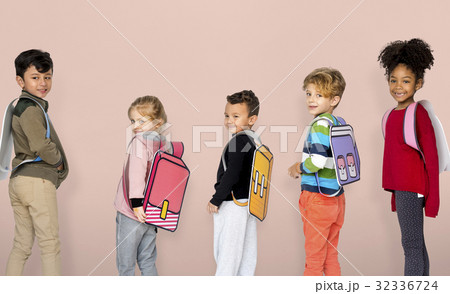 Children School Friends Illustration Concept 32336724