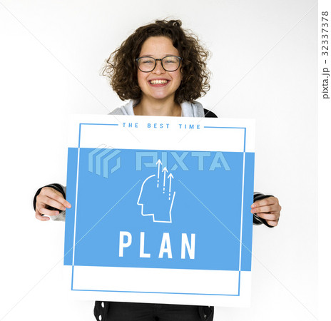 Showing creative ideas ability word graphic illustration 32337378