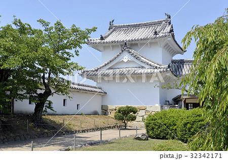 姫路城西の丸 ワの櫓の写真素材
