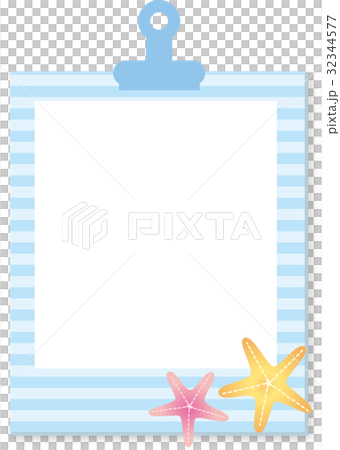 夏の素材ポラロイド 32344577