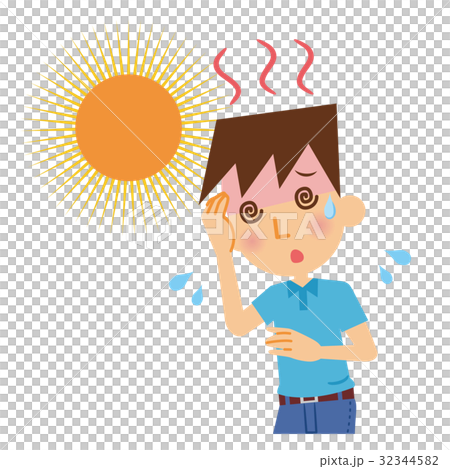 Heat stroke sunlight men Heat stroke sunlight men 32344582