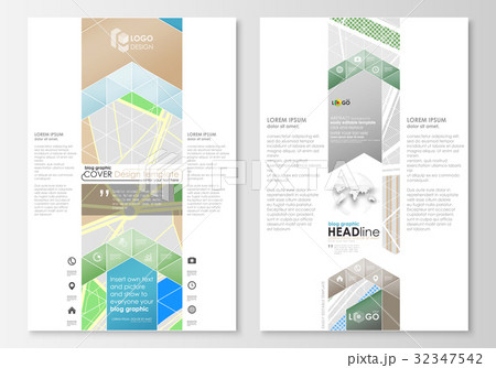 Blog graphic business templates. Page website 32347542