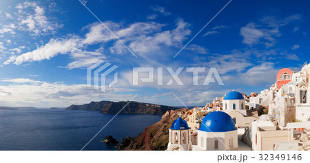 Day view in Santorini. Panorama, Oia 32349146