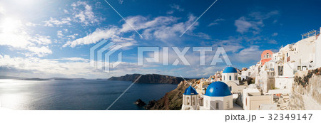 Day view in Santorini. Panorama 32349147