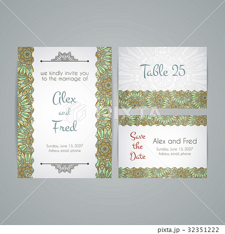Set of vector design templates. Business card with 32351222