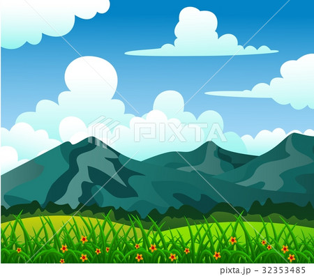 Nature Landscape With Mountain 32353485