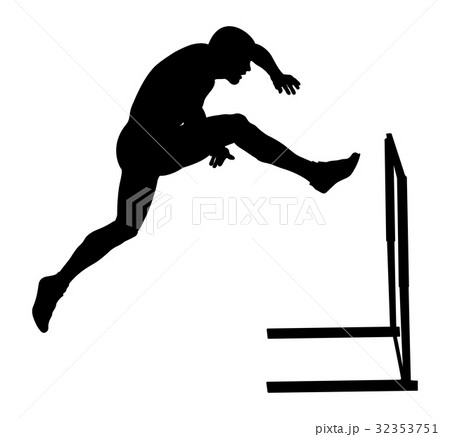 attack hurdles male athlete 32353751