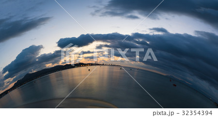 Sunset over the sea, Mallorca Spain Sunset over the sea, Mallorca Spain 32354394