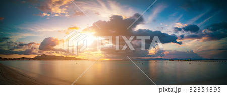 Sunset over the sea, Mallorca Spain 32354395