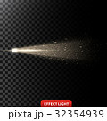 Vector illustration of a golden light ray with 32354939