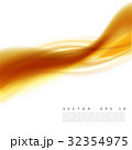 Vector illustration of an abstract orange wavy 32354975