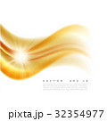 Vector illustration of an abstract orange wavy 32354977