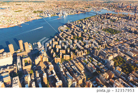 Lower East Side of Manhattan with Brooklyn in the 32357953