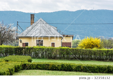 Old rail station in the natural landscape 32358132