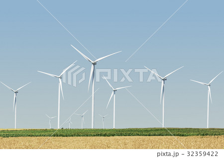 Windmills for electric power 32359422
