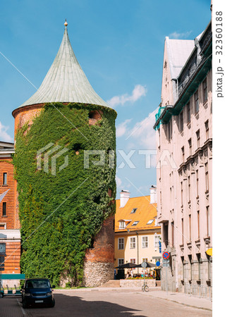 Riga, Latvia. Famous Landmark - Powder Tower. Riga, Latvia. Famous Landmark - Powder Tower. 32360188