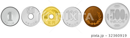 日本円　硬貨 32360919
