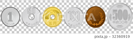 日本円　硬貨 32360919