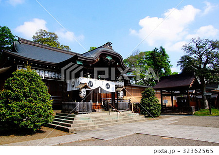 須賀神社　拝殿　（ 祇園神社 ）　栃木県 小山市 32362565