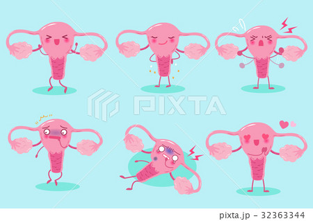 cute cartoon uterus cute cartoon uterus 32363344