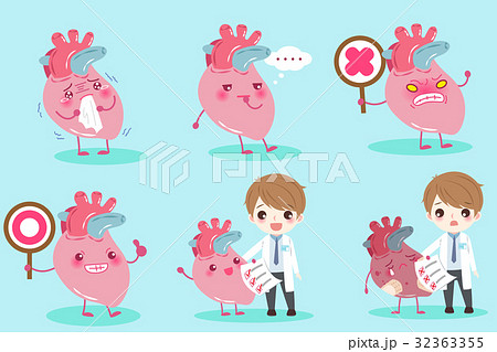 cartoon doctor with heart 32363355