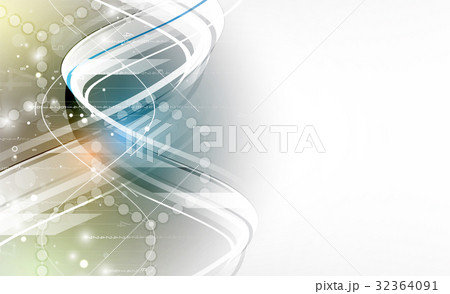 dna and medical and technology molecule background 32364091