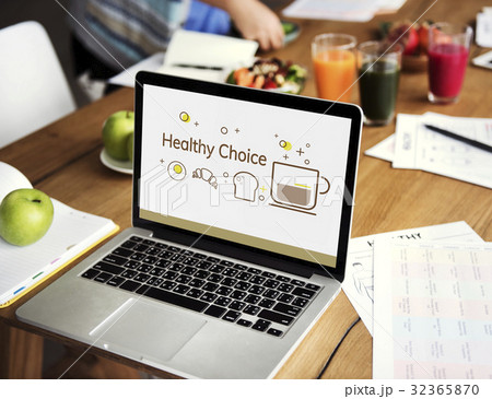Balance Diet Healthy Nutrition Conceptの写真素材 [32365870] - PIXTA