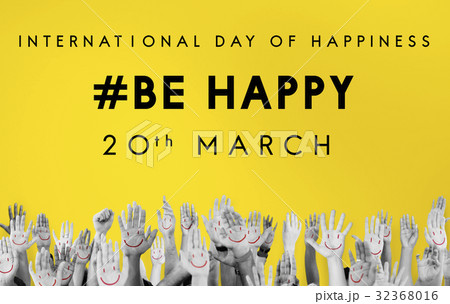 Happy International Day Of Happiness Concept 32368016