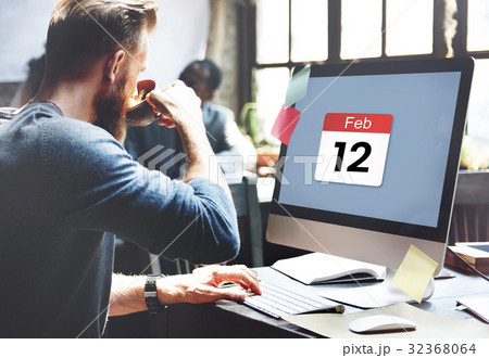 Date Month Calendar Schedule Planner Word Graphic 32368064