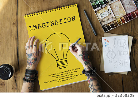 Bulb Sign Idea Symbol Word 32368208