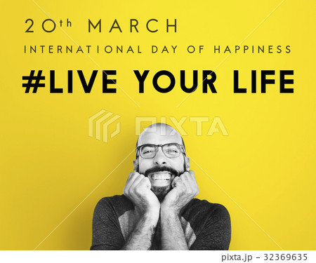 Happy International Day Of Happiness Concept 32369635