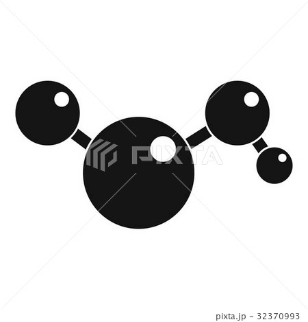 Chemical and physical molecules icon simple 32370993