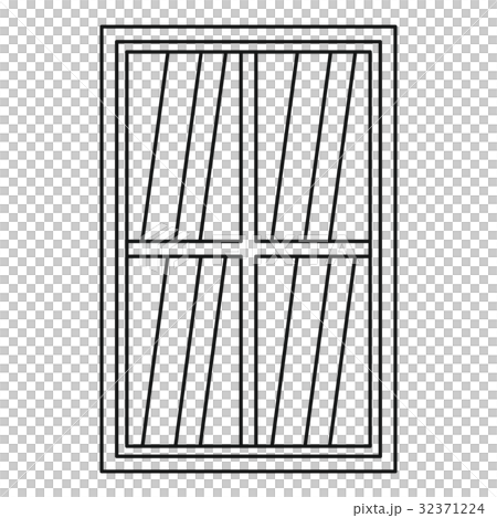 White rectangle window icon outline - Stock Illustration [32371224] - PIXTA