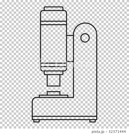 Blacksmith automatic hammer icon outline 32371444
