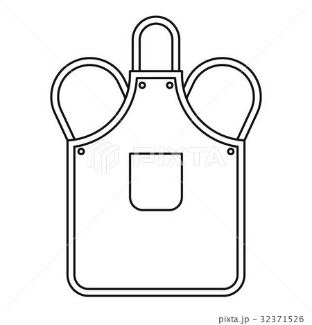 Blacksmiths apron icon outline 32371526