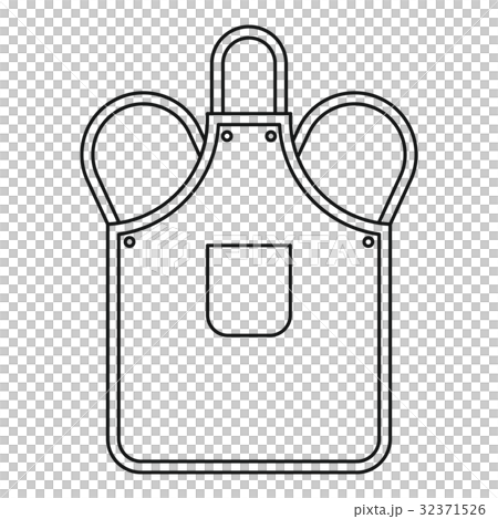 Blacksmiths apron icon outline 32371526