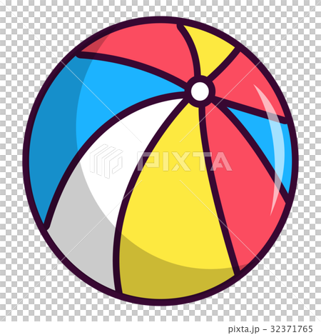 Colorful circus ball icon, cartoon style Colorful circus ball icon, cartoon style 32371765