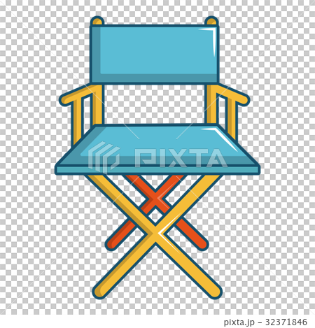 Cinema director chair icon, cartoon style 32371846