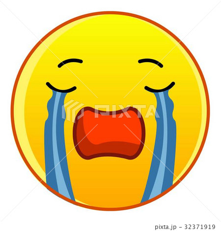 Weeping icon, cartoon style 32371919