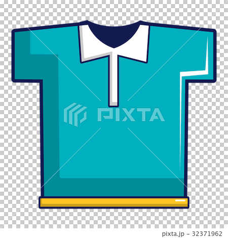 Blue polo shirt icon, cartoon style Blue polo shirt icon, cartoon style 32371962