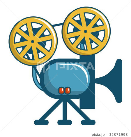 Retro cinema camera icon, cartoon style Retro cinema camera icon, cartoon style 32371998