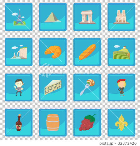France travel icon blue app France travel icon blue app 32372420
