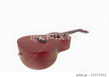 Brown ukulele, Hawaiian guitar, isolated on white. Brown ukulele, Hawaiian guitar, isolated on white. 32373552