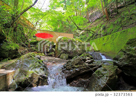 京都　夏の風物詩　貴船川床 32373563