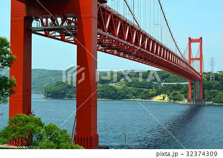 平戸の観光スポット 平戸大橋 平戸の観光スポット 平戸大橋 32374309