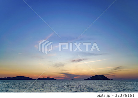 志賀島 勝馬海岸 夕景 志賀島 勝馬海岸 夕景 32376161