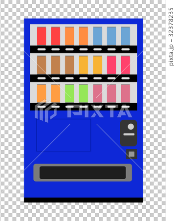Blue vending machine 32378235