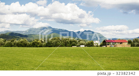 Spring summer carpathian landscape with green 32382342