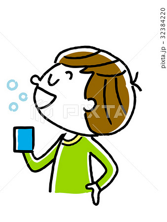 子供：うがい 32384220